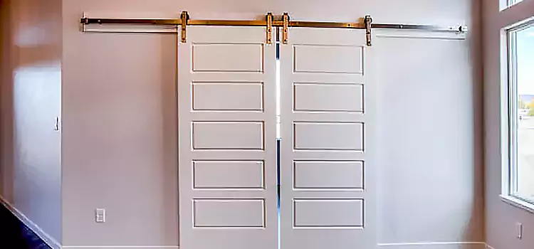 Glass Barn Door with Installation Hardware Kit Weslaco