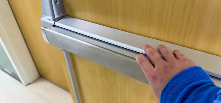 Installing a Push Bar on a Door Weslaco